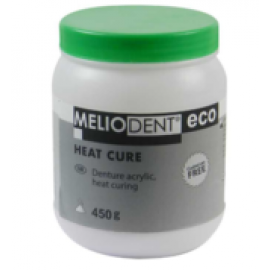 Heraeus Meliodent Eco Powder Pink Vein Heat Cure No 26 - 450 Gms