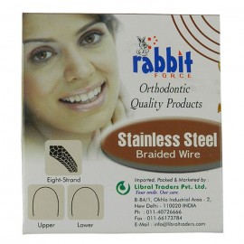 Rabbit Force Braided (Eight Strand Woven)- SS Rectangular Preformed Wire 