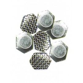 Leone Weldable Lingual Buttons Curved 10/pk - G2865-00