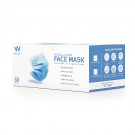 Waldent Face Masks 4-Ply - PK/50