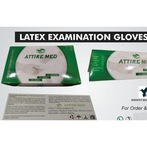 Attire-Med Latex Examination Gloves