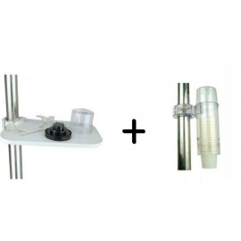 Capri Glass Dispenser + Utility Tray - Combo