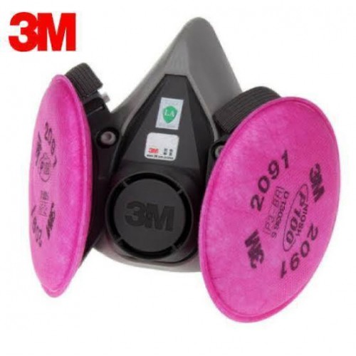 Buy online Genuine 3M 6200 Particulate Respirator with 2091 P100 ...