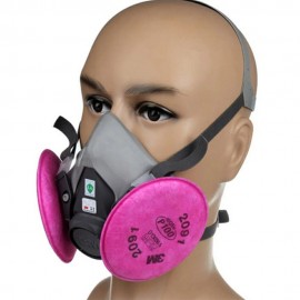 3M 6200 Respirator FaceMask With 2091 P100 Filters